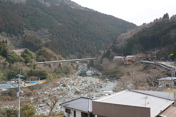 大豊町 日本一の杉の大杉 大豊町景色