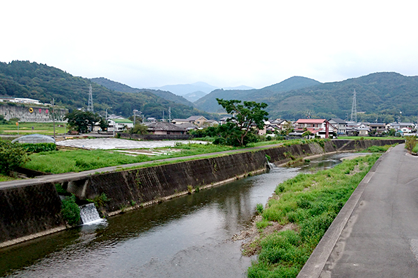 パスタはっとりくん 架笠ノ川大橋