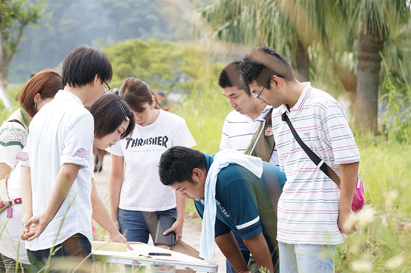 高知color BBQイベント 会場に来られた方から順に受付