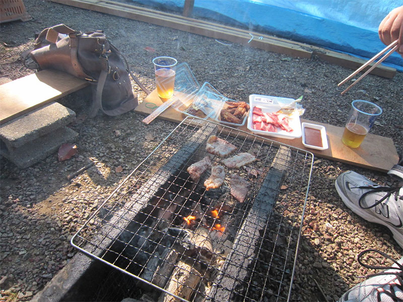 土佐の豊穣祭  物部川会場の焼肉プラザ