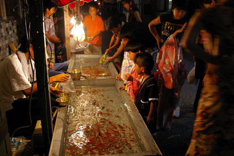 2015土佐赤岡絵金祭りの露店